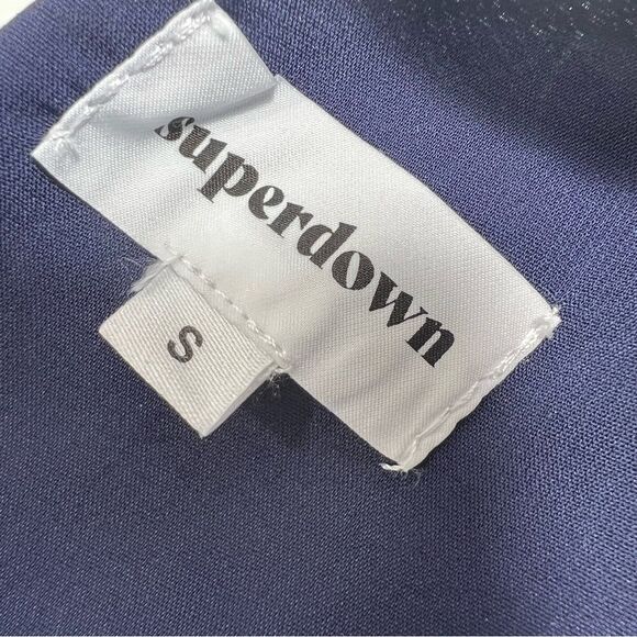 Superdown Penelope Palm Front Wrap Romper - Picture 5 of 14